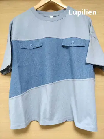 Lupilien 5.50Z 데님 도킹 티셔츠 F
