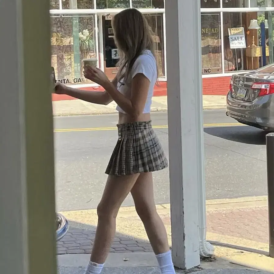 GLOWNY | 글로니 Glowny - Russell Plaid Mini Skirt S #글로니