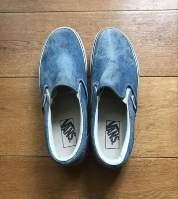 반스 데님 블루 슬립온