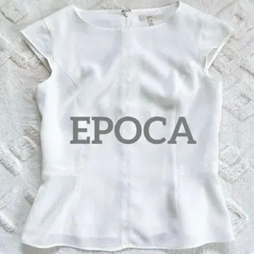EPOCA 에포카 프렌치 슬리브 반팔 상의 40 화이트