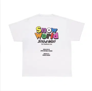미개봉 새상품 1st stadium Live Snow Man 티셔츠