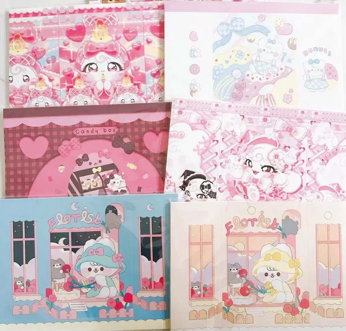 A4 Wrapping Paper 30 Sets Including Famous Characters: Shuni, Romi, and Mazzi