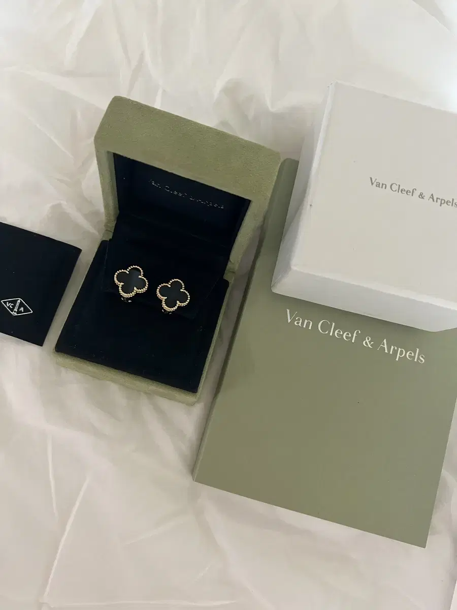 Van Cleef & Arpels Vintage Onyx Earring