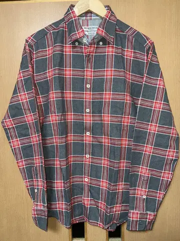 BROOKLYN TAILORS 긴팔 셔츠 체크 무늬