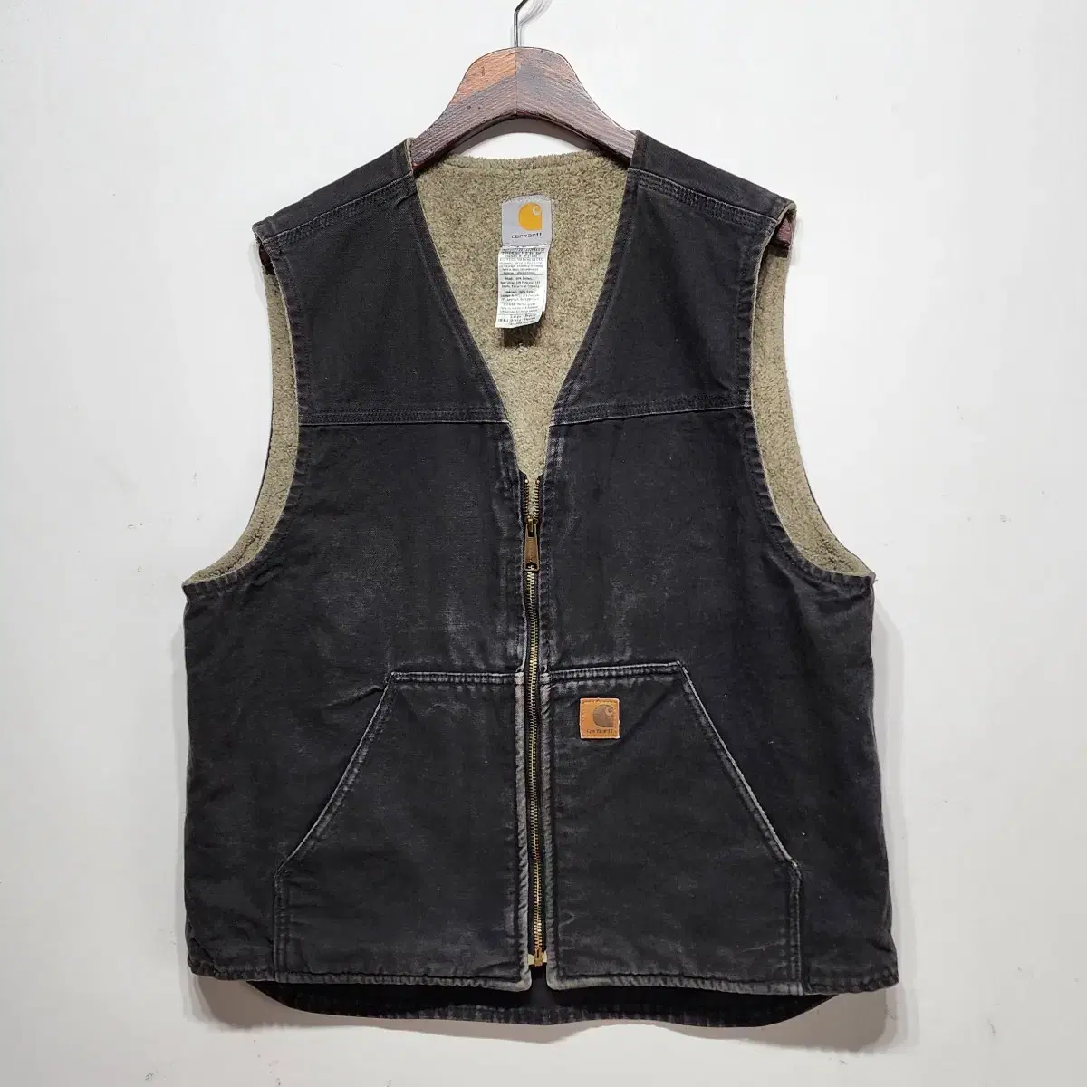 칼하트 90'S 샌드스톤 베스트 조끼 블랙 L