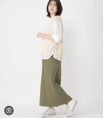 새상품 스튜디오 클립, 와플 직물 내로우 스커트