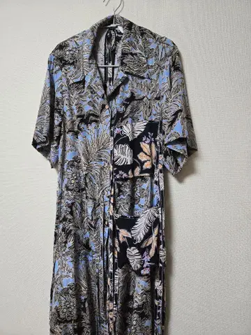3.1 Phillip Lim 보타니컬 무늬 꽃무늬 반팔 셔츠 원피스
