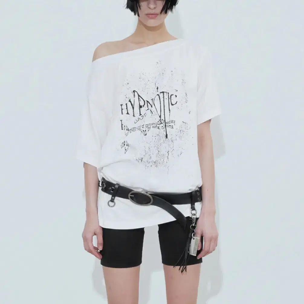 【BOHEMIAN SEOUL】HYPNOTIC BOATNECK T-SHIRT BOHEMIAN SEOUL | 보헤미안서울 Bohemian Seoul Hypnotic Boat