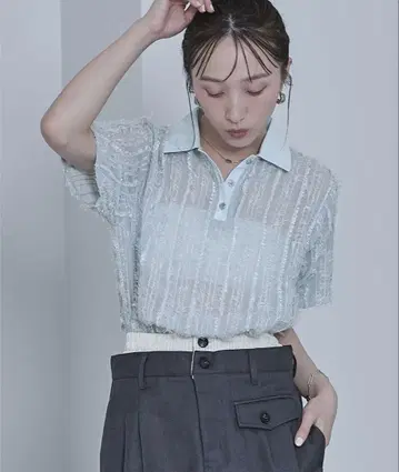 시어 프린지 폴로 상의
