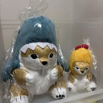 mofusand 모프 샌드 상어 원 BIG 봉제 인형 2개 세트