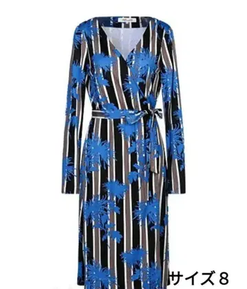 다이앤 폰 파스텐버그 사이즈 8 L 랩 원피스