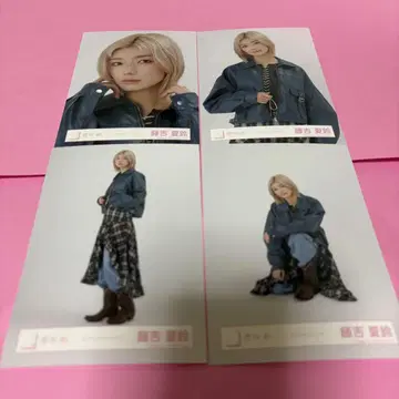 사쿠라자카46 후지요시 카린 브로마이드 가죽 자켓 코디 컴프