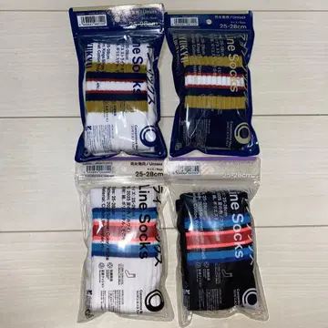 훼미리마트 훼미리마트 라인 양말 유니섹스 25-28cm