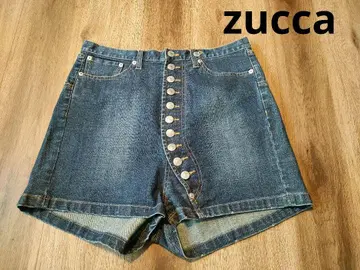 zucca 데님 숏 팬츠 버튼 플라이