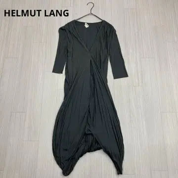 HELMUT LANG 드레이프 변형 원피스 드레스 사루엘 팬츠 스타일