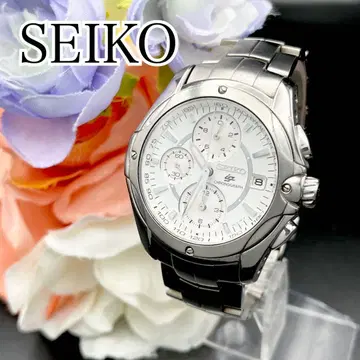 작동 손목시계 SEIKO 세이코 크로노그래프 새상품 배터리 남성용 D85