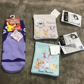 포켓몬스터 삭스와 스프링 파우치 3개 세트