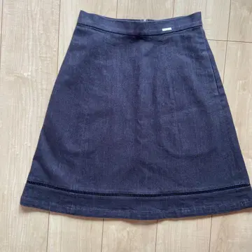 폭시 뉴욕 데님 스커트
