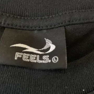 Feels 티셔츠 우에스기 슈헤이 FEELS 블랙 티셔츠 L