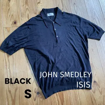 JOHN SMEDLEY 존스메들리 피케 셔츠 ISIS BLACK S