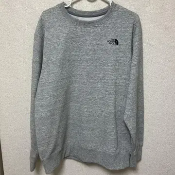 노스페이스 그레이 크루넥 L