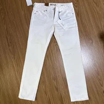 야누크 화이트 스키니 데님