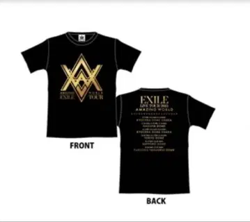 M 사이즈 EXILE 2015 라이브 티셔츠