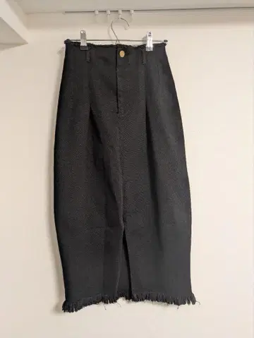 Omekashi 블랙 타이트 스커트