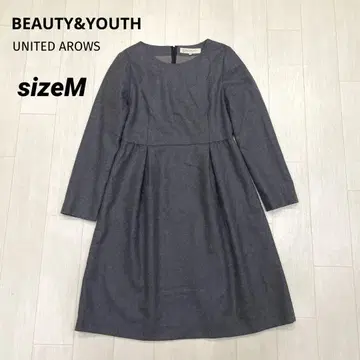 BEAUTY&YOUTH 울 100% 미디 길이 원피스 M 그레이