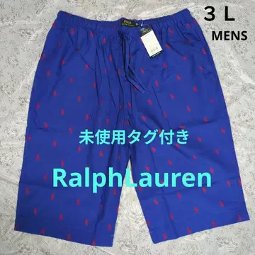 랄프 로렌 하프 팬츠 올 패턴 미사용 택 포함 남성용 3L