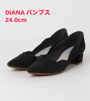 DIANA 펌프스 블랙 힐 4.2cm