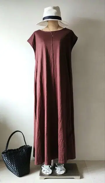 하피 님. C6025 컷 롱 원피스