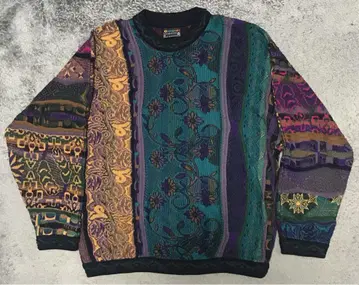 coogi 멀티 컬러 3D 니트