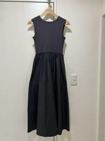 UNITED ARROWS 슬리브리스 롱 원피스 그레이 36 사이즈
