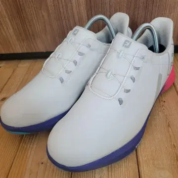 FootJoy 골프 신발 화이트/퍼플/핑크