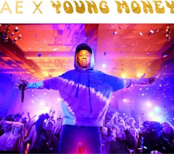 YOUNG MONEY 그라데이션 후드티 XL