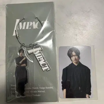 IMP. 사토 신 IMPACT 아크릴 키링 & 포토 카드