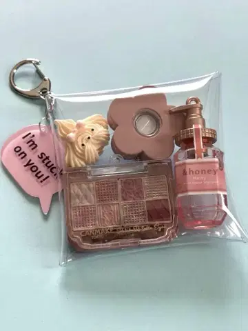 가챠 파우치 마리콴트 캔메이크 &honey 핑크 계열
