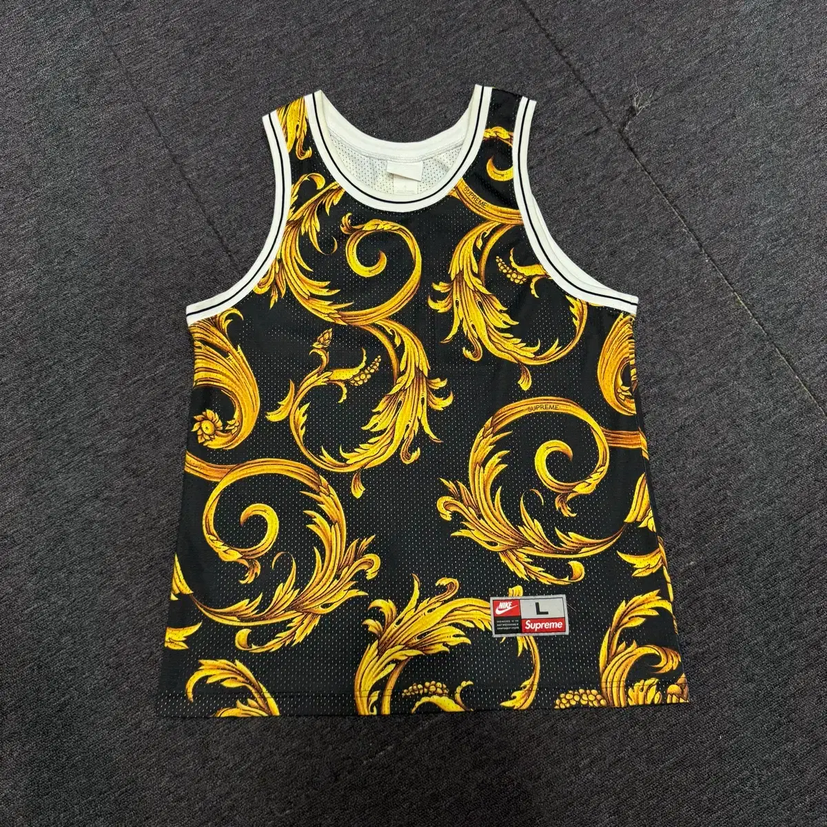 Supreme Foamposite Jersey Supreme × NIKE 2014SS Basketball Jersey