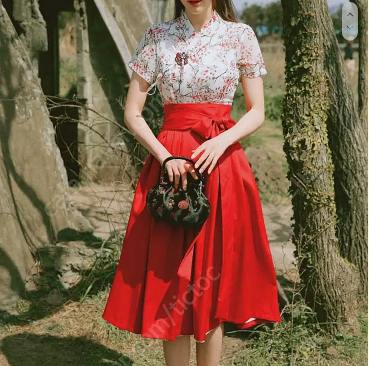 Hanbok Onepiece + Skirt Set, New