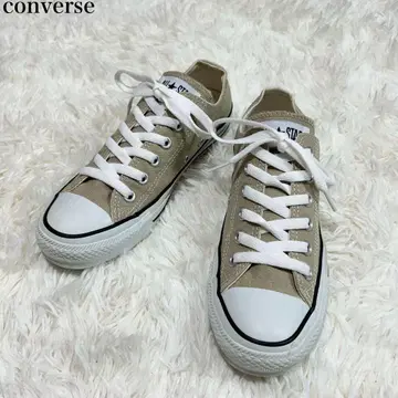 [새상품급] 컨버스 로우컷 스니커즈 24cm 베이지 1CL129