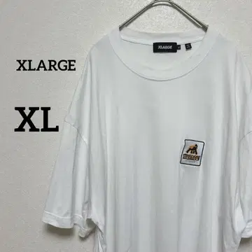 XLARGE 엑스라지 XL 원포인트 로고 화이트 T 반팔 셔츠