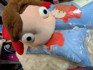 지브리 벼랑 위의 포뇨 봉제 인형 LL 쿠션