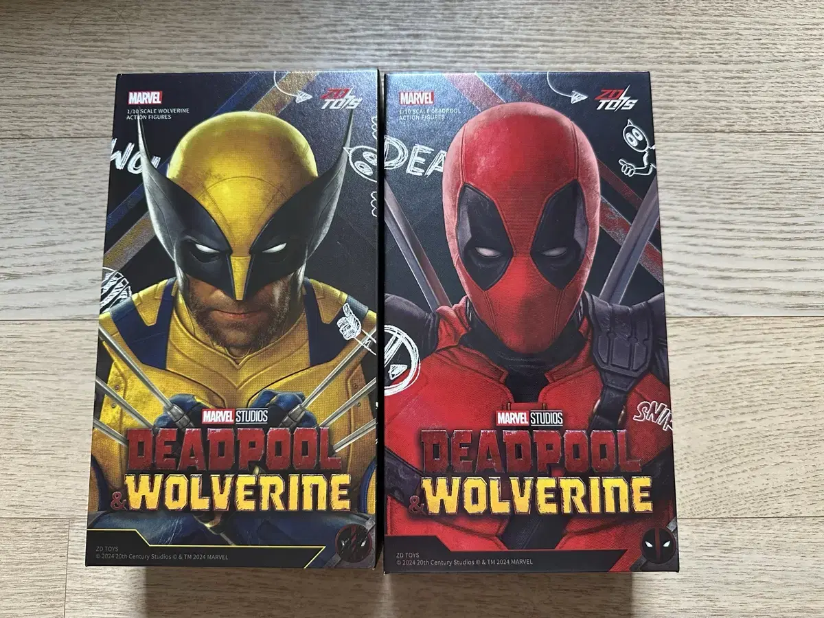 ZD toys Deadpool and Wolverine Figure