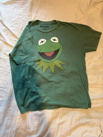 구제 의류 THE MUPPETS 카미트 티셔츠 XL