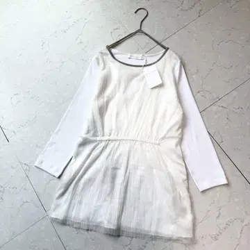 새상품 파비아나 필리피 블라우스 풀오버 비쥬 화이트 택 포함