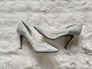 DIANA 브라이덜 슈즈_레이스 24cm 화이트