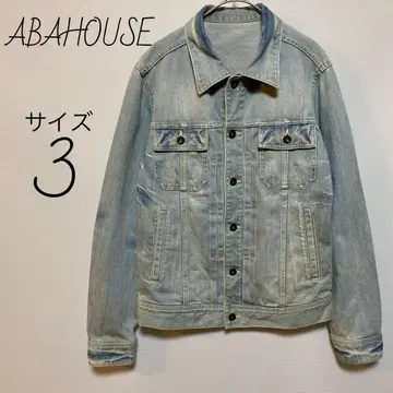 ABAHOUSE ABAHOUSE 사이즈 3 워싱 데님 자켓 데님 자켓