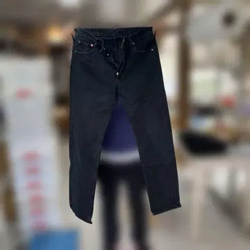 리바이스 501 블랙 데님 W30 D22