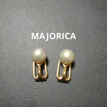 MAJORICA 마조리카 펄 귀찌 925 골드 컬러